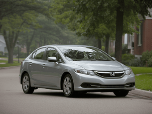 Honda Civic 2014 prata segurado pela Neo Seguradora